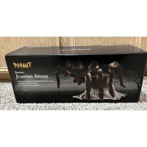 Spirit Halloween Brown Jumping Spider Light & Creepy Sounds w/ Original Box